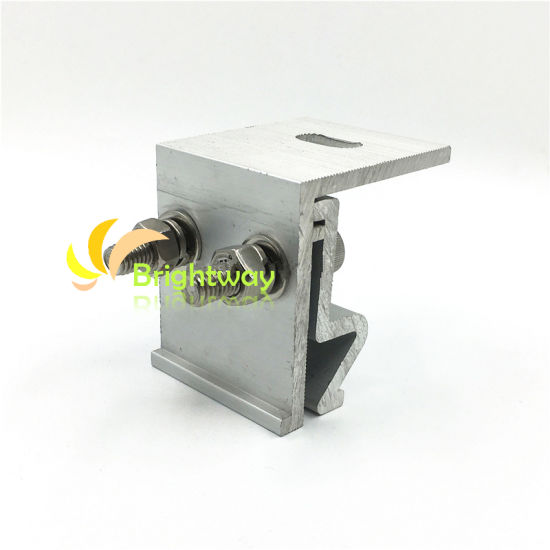 Aaj011 Aluminum Clamping for Roof Colour Steel Tile Solar System Installation