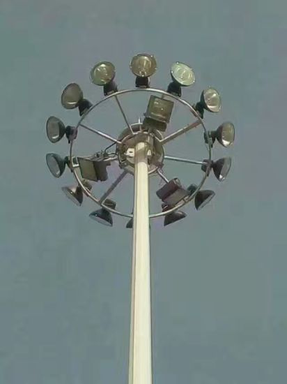 Cheap Stadium Outdoor High Mast Light Poles Lamp