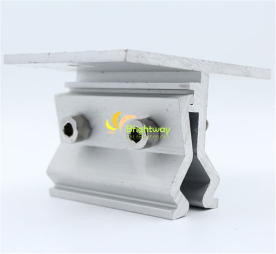 Aaj005 Aluminum Clamping for Roof Colour Steel Tile Solar System Installation