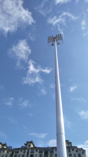 High Mast Hot DIP Galvanization Used 15 Meter Street Light Pole in Lamp