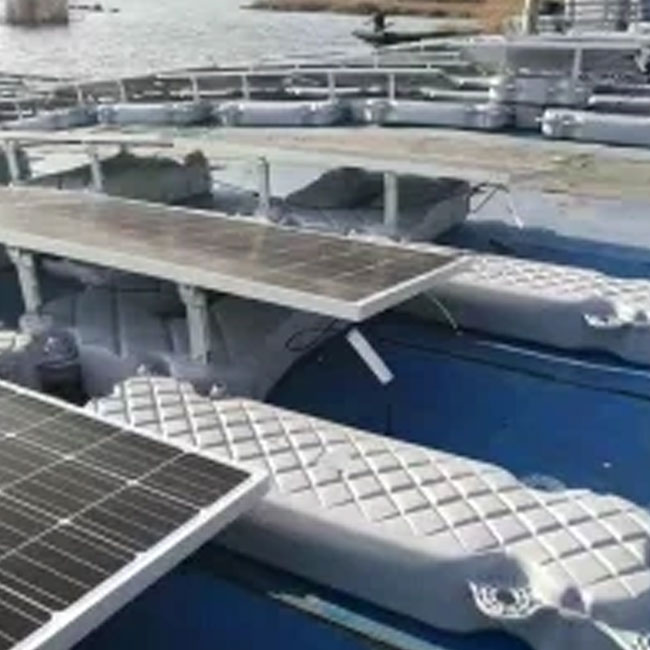 1MW Distributed Surface Floating Grid-Tied Solar Power System