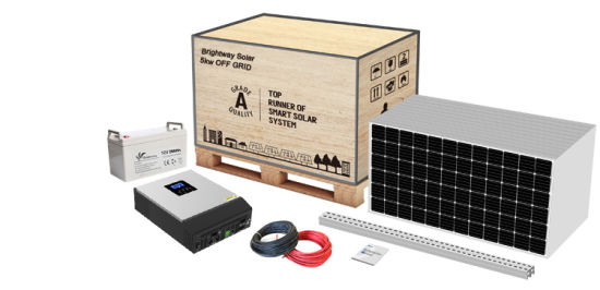 500W Mono Panel 5kw Solar Power System 7.5kVA Solar System off-Grid with Battery