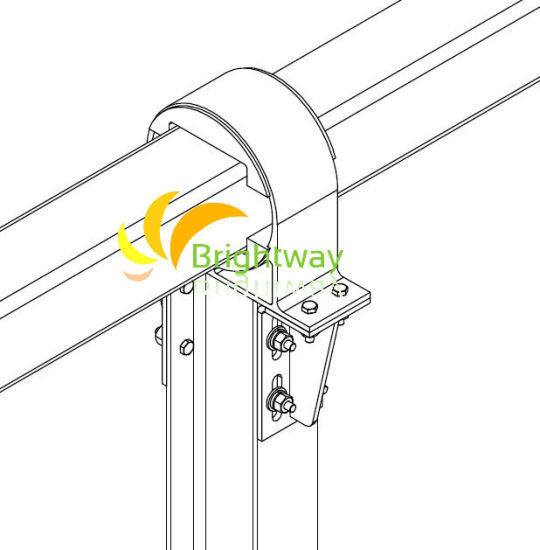150kw Solar Linked Flat Single Tracker Structure