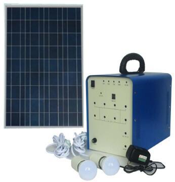 100W Portable Solar Home System
