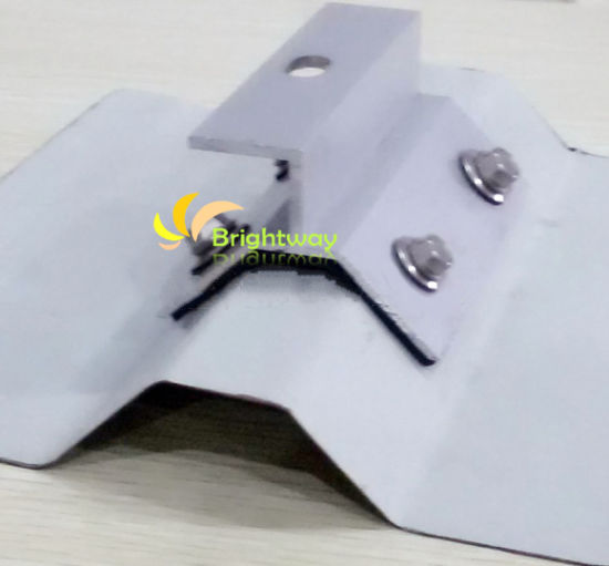 Aaj020 Aluminum Clamping for Roof Colour Steel Tile Solar System Installation