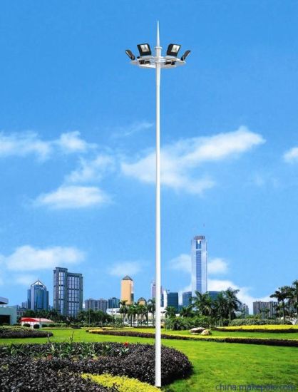 Typhoon Resistant Stainless Steel Round Conical High Mast Lamp