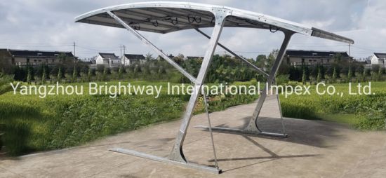 Steel Solar Carport of 1 Car 2 Cars 3 Cars for Residents and Commercials