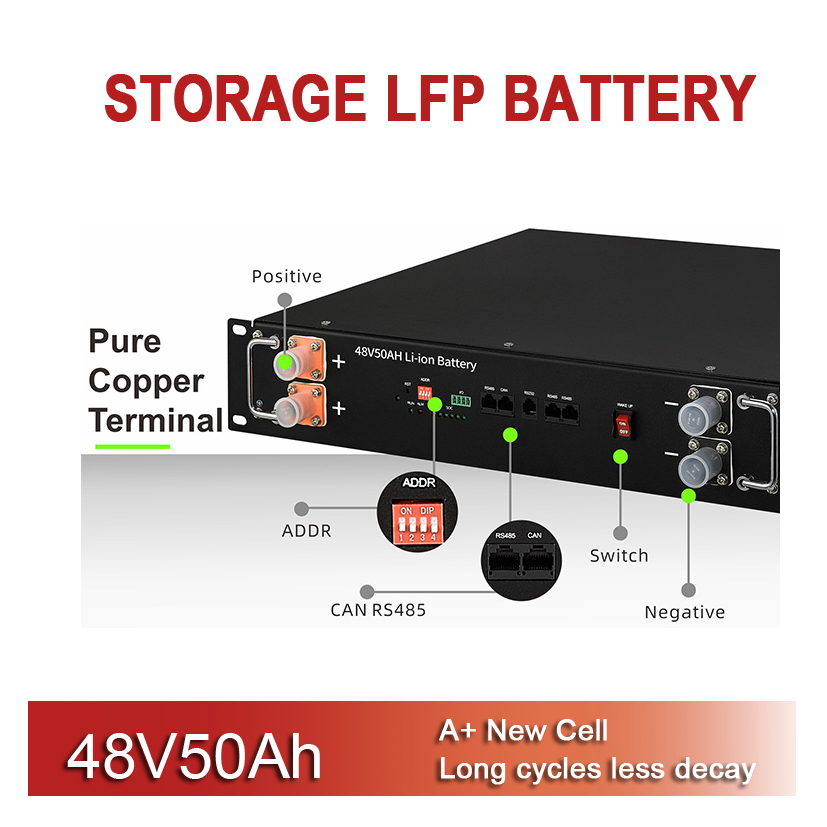 Lithium battery 48V50AH 51.2V 50AH lithium-ion power storage system